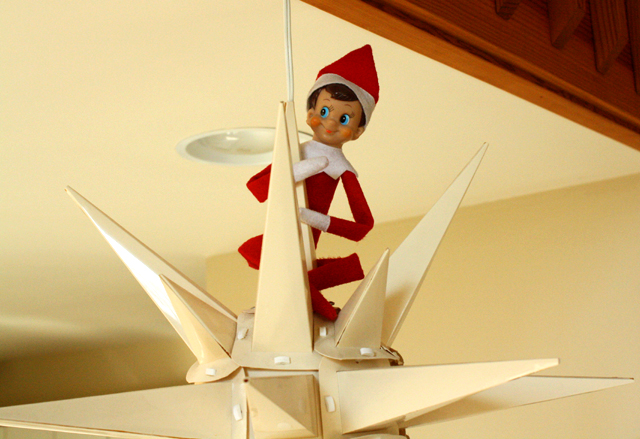 Elf on the Shelf: Moravian star