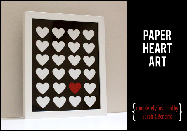 paper heart art