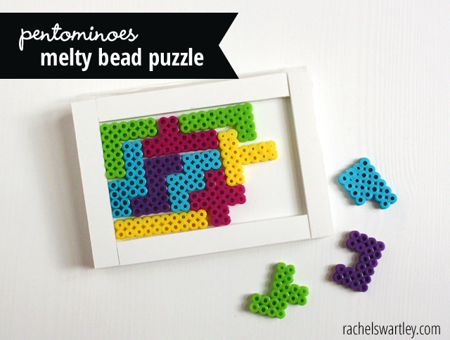 perler bead puzzle - pentominoes